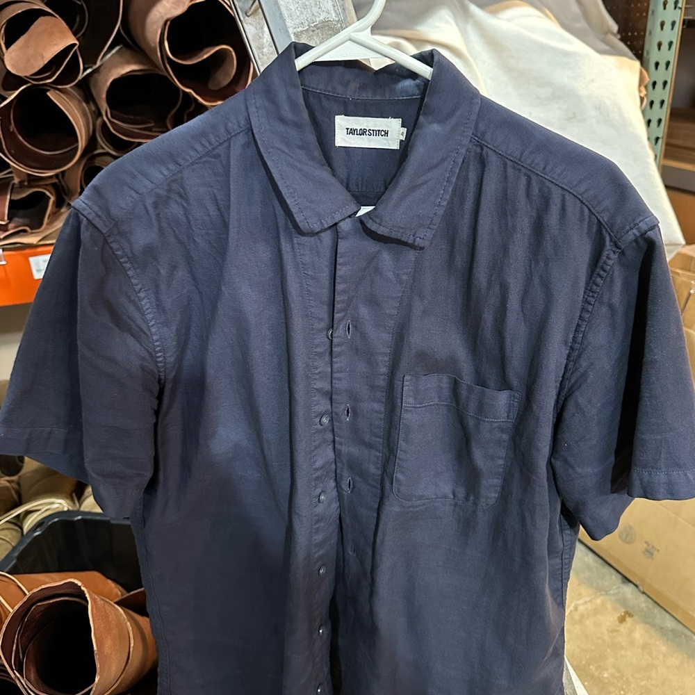 Taylor Stitch short sleeve cotton shirt